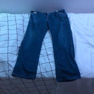 Wrangler mens size “36x32” dark wash jeans